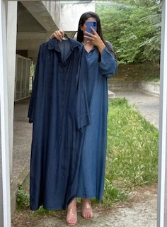 Robe en jean